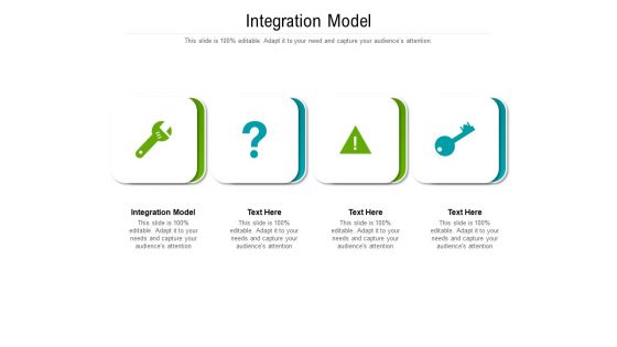 Integration Model Ppt PowerPoint Presentation Icon Model Cpb