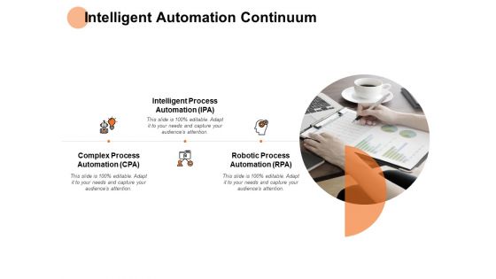 Intelligent Automation Continuum Process Ppt PowerPoint Presentation Show Influencers