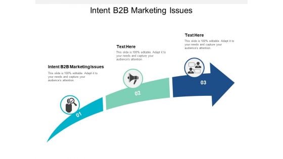 Intent B2b Marketing Issues Ppt PowerPoint Presentation Ideas Example Introduction Cpb