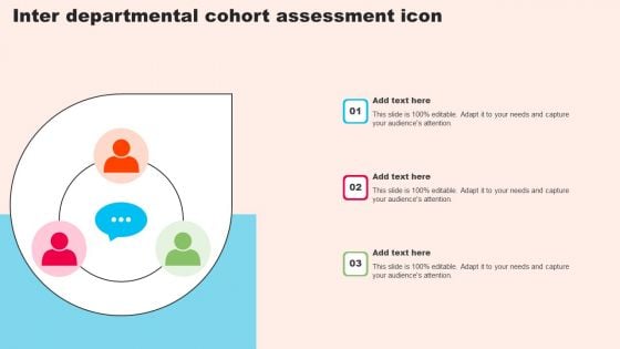 Inter Departmental Cohort Assessment Icon Template PDF