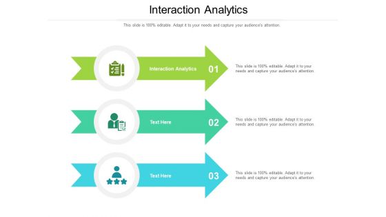 Interaction Analytics Ppt PowerPoint Presentation Show Backgrounds Cpb Pdf