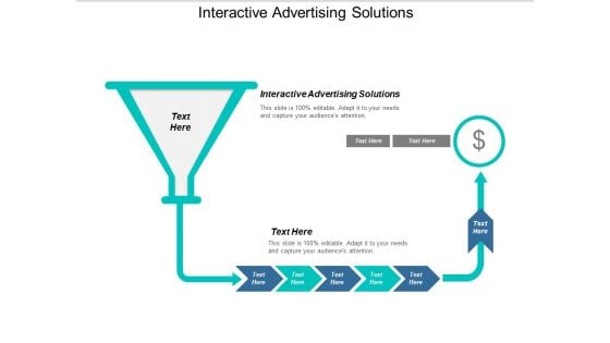 Interactive Advertising Solutions Ppt PowerPoint Presentation Layouts Brochure Cpb