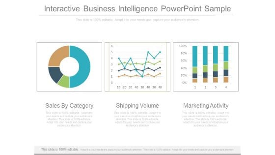 Interactive Business Intelligence Powerpoint Sample