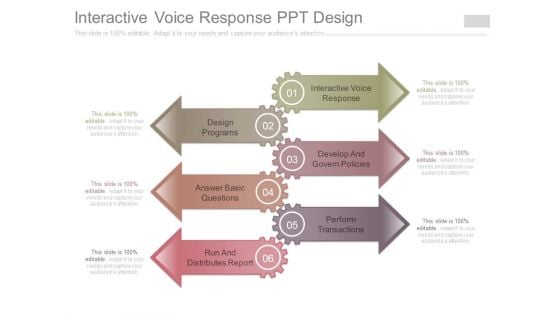 Interactive Voice Response Ppt Design