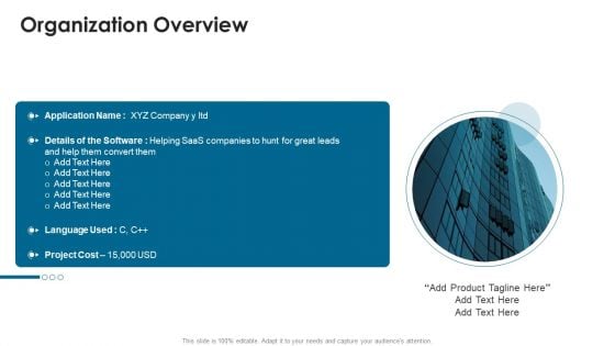 Intercom Service Enterprise Capital Funding Pitch Deck Organization Overview Clipart PDF