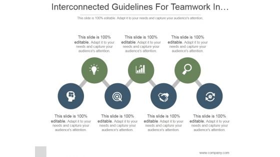 Interconnected Guidelines For Teamwork In Management With Description Ppt PowerPoint Presentation Sample Interconnected Guidelines For Teamwork In Management With Description Ppt PowerPoint Presentation Sample