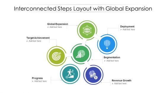 Interconnected Steps Layout With Global Epansion Ppt PowerPoint Presentation Professional Icons PDF