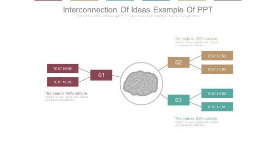 Interconnection Of Ideas Example Of Ppt