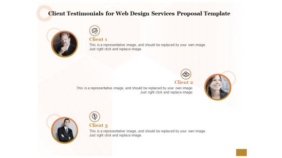 Interface Designing Services Client Testimonials For Web Design Services Proposal Template Microsoft