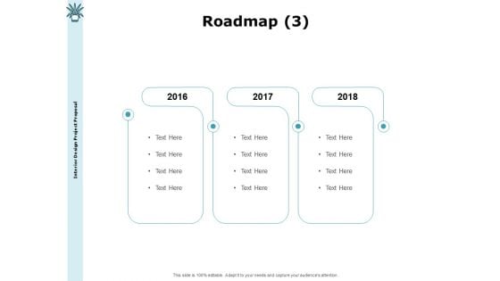 Interior Fitting Proposal Roadmap 2016 To 2018 Ppt Styles Topics PDF