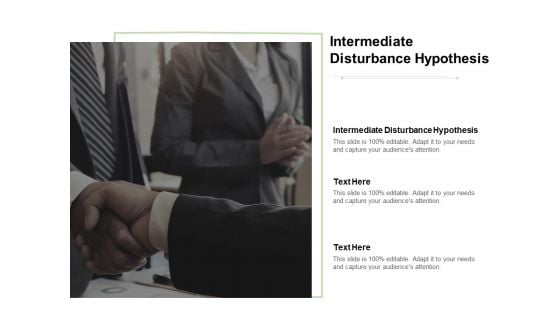 Intermediate Disturbance Hypothesis Ppt PowerPoint Presentation Layouts Brochure Cpb Pdf