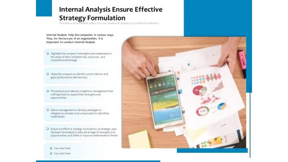 Internal Analysis Ensure Effective Strategy Formulation Ppt PowerPoint Presentation File Graphic Tips PDF