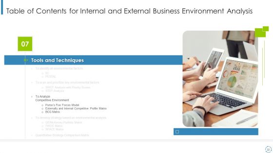 Internal And External Business Environment Analysis Ppt PowerPoint Presentation Complete Deck With Slides