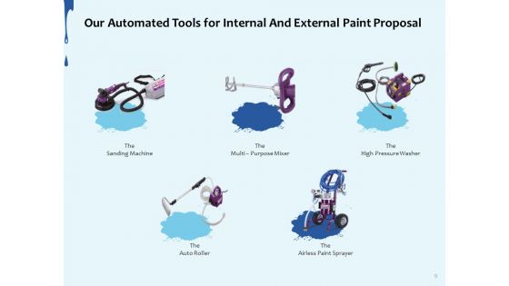 Internal And External Paint Proposal Ppt PowerPoint Presentation Complete Deck With Slides