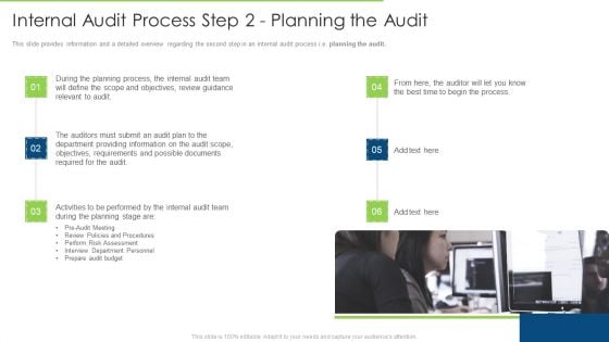 Internal Audit Process Step 2 Planning The Audit Demonstration PDF