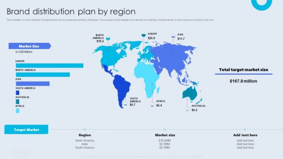 Internal Brand Launch Plan Brand Distribution Plan By Region Graphics PDF