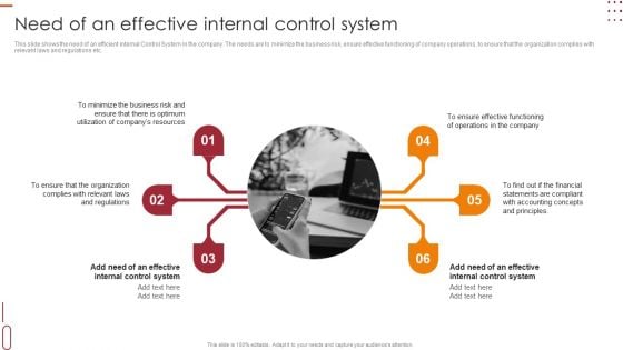 Internal Control Management Goals And Techniques Need Of An Effective Internal Control System Download PDF