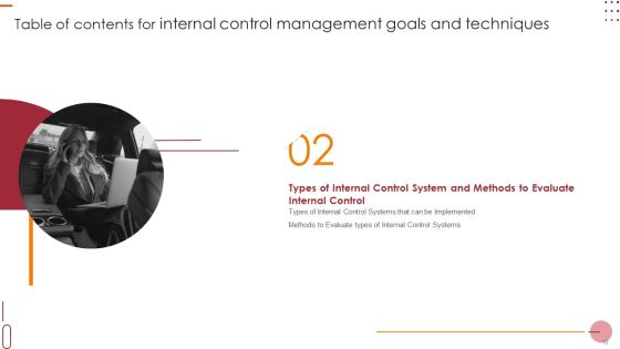 Internal Control Management Goals And Techniques Ppt PowerPoint Presentation Complete With Slides Slide10