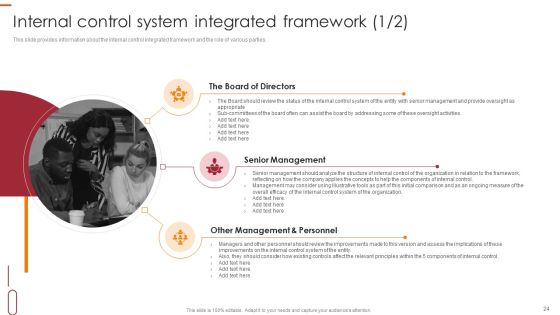 Internal Control Management Goals And Techniques Ppt PowerPoint Presentation Complete With Slides Slide24