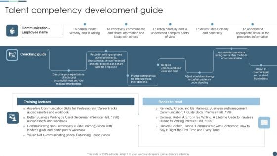Internal Employee Growth And Development Handbook Talent Competency Development Guide Summary PDF Internal Employee Growth And Development Handbook Talent Competency Development Guide Summary PDF