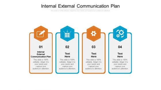 Internal External Communication Plan Ppt PowerPoint Presentation Styles Samples Cpb