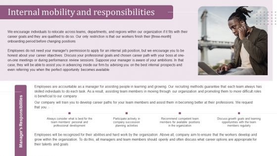 Internal Hiring Handbook Internal Mobility And Responsibilities Themes PDF