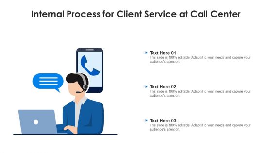 Internal Process For Client Service At Call Center Ppt Layouts Graphics Design PDF
