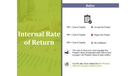 Internal Rate Of Return Ppt PowerPoint Presentation Professional Skills