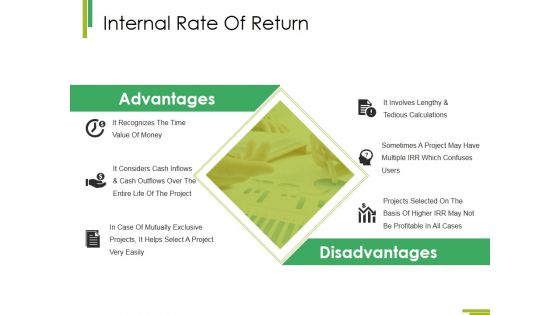 Internal Rate Of Return Template 2 Ppt PowerPoint Presentation Infographics Background