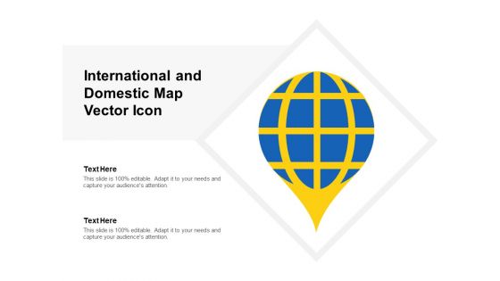 International And Domestic Map Vector Icon Ppt PowerPoint Presentation Diagram Ppt PDF