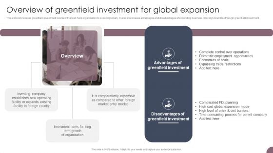 International Business Extension Overview Of Greenfield Investment For Global Expansion Topics PDF International Business Extension Overview Of Greenfield Investment For Global Expansion Topics PDF