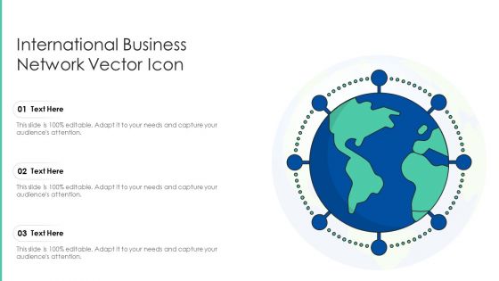 International Business Network Vector Icon Ppt PowerPoint Presentation Gallery Picture PDF