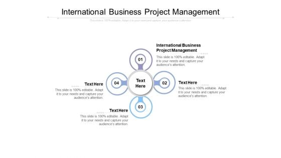 International Business Project Management Ppt PowerPoint Presentation Summary Templates Cpb