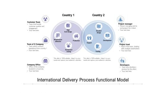 International Delivery Process Functional Model Ppt PowerPoint Presentation Pictures Format PDF