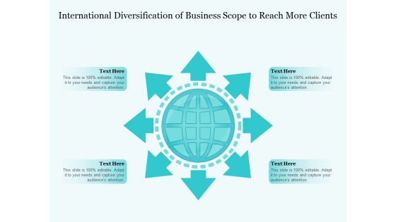 International Diversification Of Business Scope To Reach More Clients Ppt PowerPoint Presentation File Images PDF