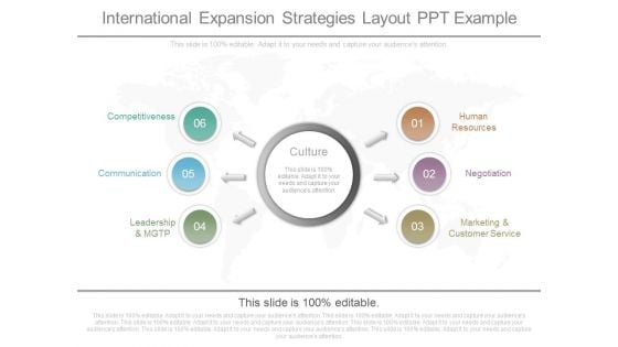 International Expansion Strategies Layout Ppt Example