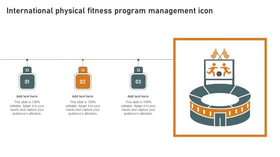 International Physical Fitness Program Management Icon Summary PDF