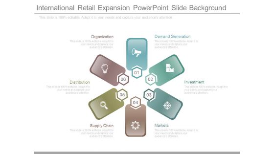 International Retail Expansion Powerpoint Slide Background