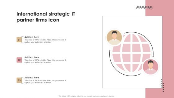 International Strategic IT Partner Firms Icon Pictures PDF