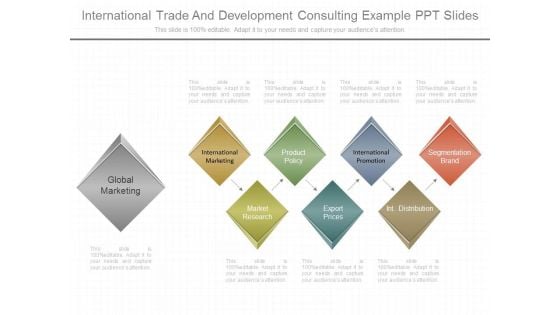 International Trade And Development Consulting Example Ppt Slides