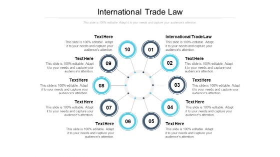 International Trade Law Ppt PowerPoint Presentation Layouts Shapes Cpb