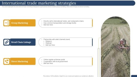 International Trading Business Export Company International Trade Marketing Strategies Rules PDF
