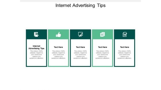 internet advertising tips ppt powerpoint presentation layouts maker cpb