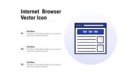 Internet Browser Vector Icon Ppt PowerPoint Presentation Infographics Ideas PDF