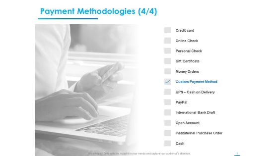 Internet Economy Payment Methodologies Account Ppt Summary Themes PDF