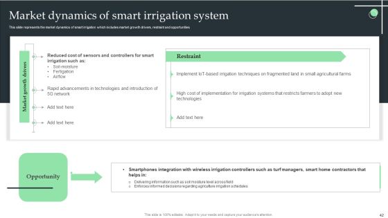 Internet Of Things Application For Smart Farming Ppt PowerPoint Presentation Complete Deck With Slides Slide42