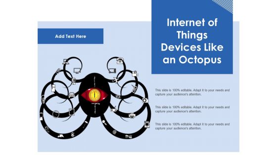 Internet Of Things Devices Like An Octopus Ppt PowerPoint Presentation Icon Images PDF