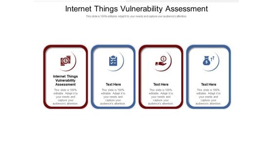 Internet Things Vulnerability Assessment Ppt PowerPoint Presentation Ideas Backgrounds Cpb Pdf