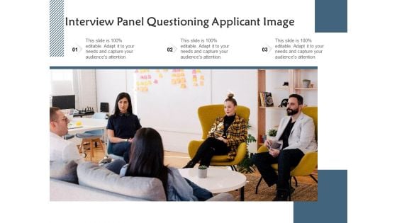 Interview Panel Questioning Applicant Image Ppt PowerPoint Presentation Slides Influencers PDF