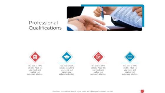 Introduce Yourself Professional Qualifications Ppt Layouts Designs Download PDF